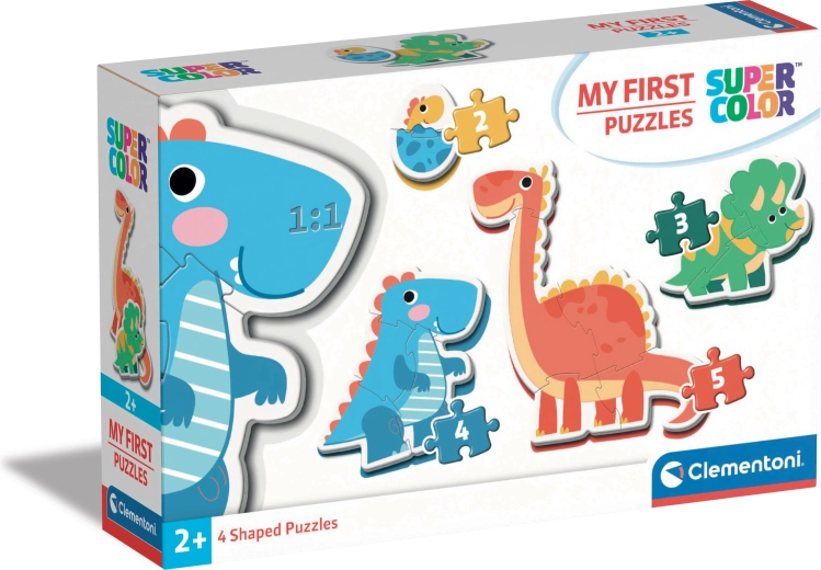 Clementoni mes premiers puzzles dinosaures 4v1