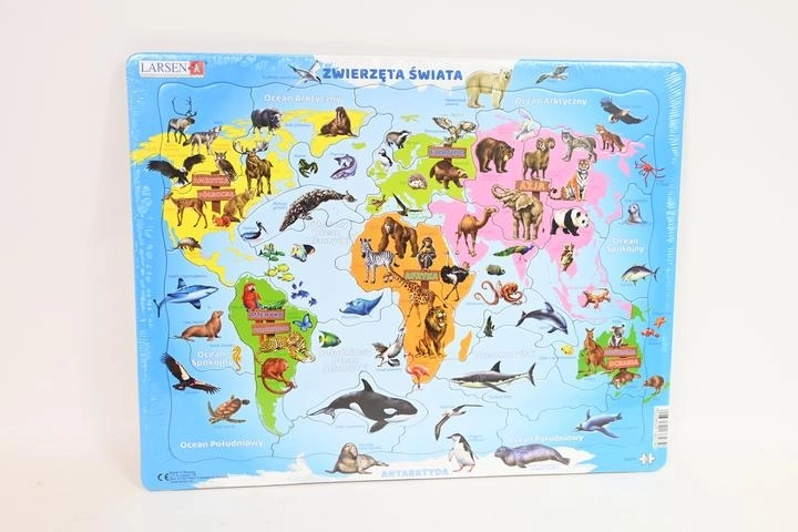 Larsen Animaux du monde – puzzle éducatif