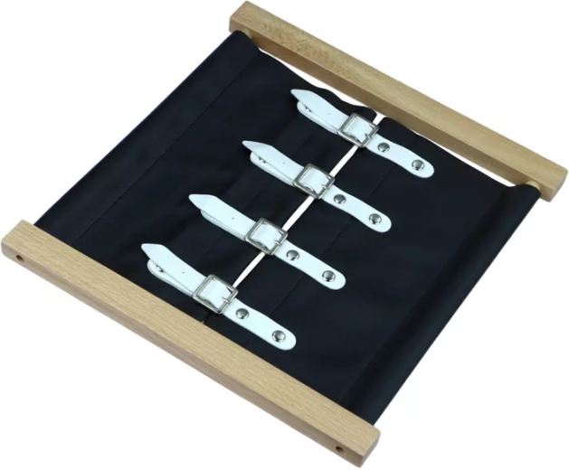 Cadre Montessori d’habillage avec sangles et boucles