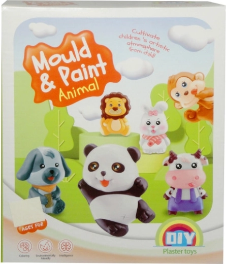 Kit créatif – figurines en plâtre à peindre avec aimants
