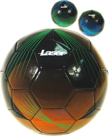 Ballon de football Laser taille 5 avec imprimé - 1 pièce