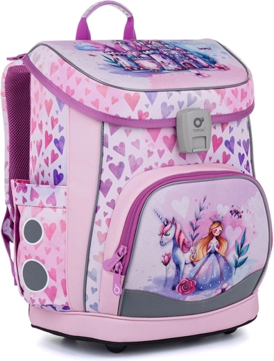 Cartable Topgal Didi avec princesse et licorne