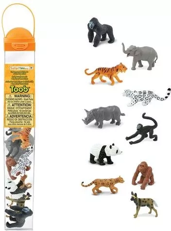 Safari Ltd. tube espèces menacées – terrestres