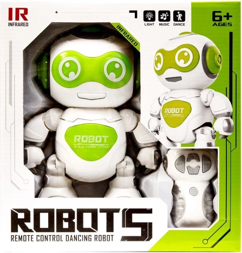 Robot interactif télécommandé avec lumières et sons - 1 pièce