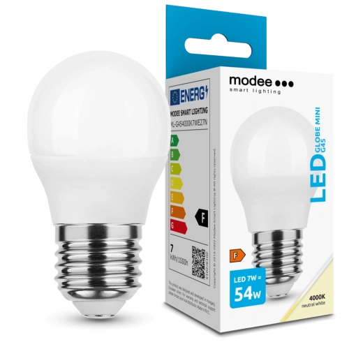 Ampoule LED Modee G45 7 W E27, 700 lm, blanc neutre