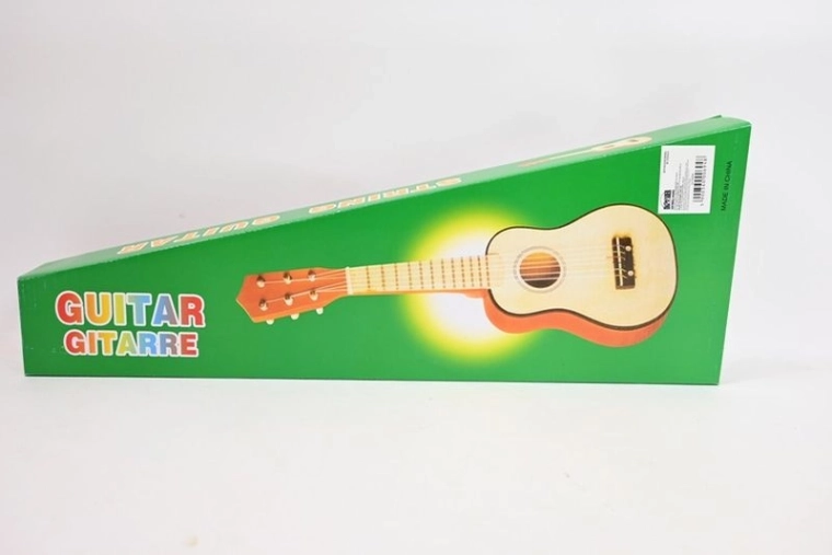 Guitare en bois pour enfant en boîte