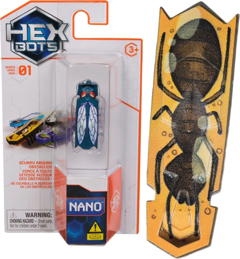 Spin Master HEX BOTS Nano mini cafard robotique – série 1 (assortiment)
