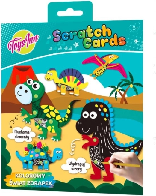 STNUX Tickets à gratter dinosaures