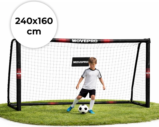 But de football avec accessoires 240 × 160 × 85 cm MOVEPRO