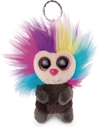 Porte-clés en peluche Hérisson noir Titiyu 9 cm
