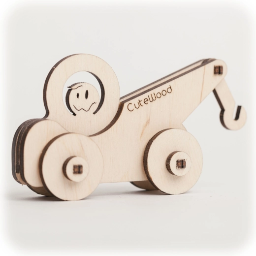 CuteWood puzzle 3D en bois dépanneuse