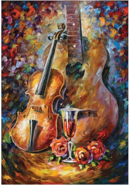 Puzzle Guitare et Violon 500 pièces