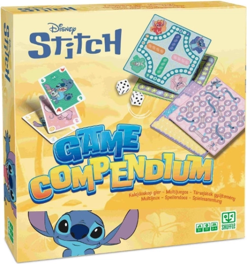 Stitch kaléidoscope de jeux – coffret de jeux de plateau et de cartes