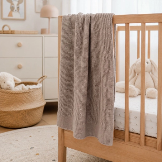 Couverture en bambou NANNA Bamboo Beige