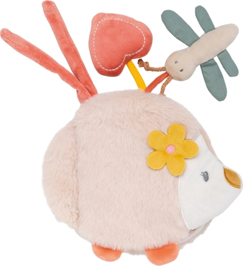 Livre d’activités en peluche hérisson Zoe 14 cm – NATTOU Mila, Zoe & Lana