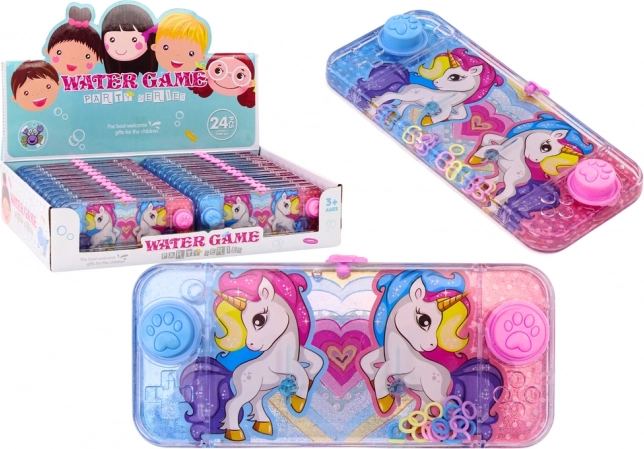 jeu d’eau de poche licorne – rose