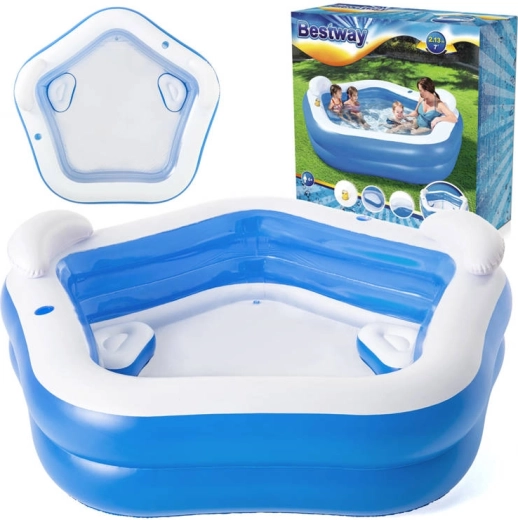 Piscine familiale gonflable Bestway 213 x 206 x 69 cm