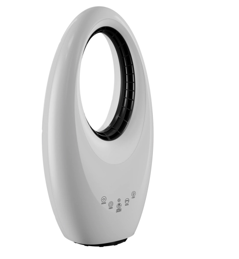 Ventilateur sur pied sans pales avec télécommande et minuterie 22″
