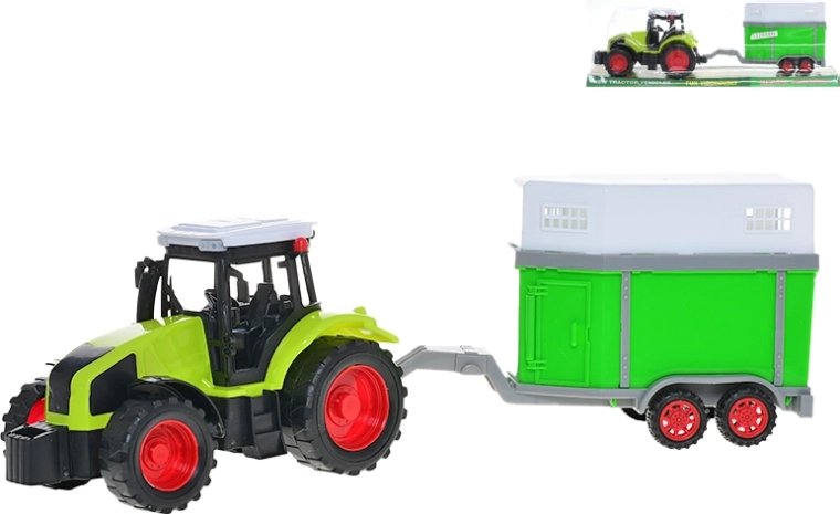 Tracteur avec remorque pour chevaux à inertie, 36 cm