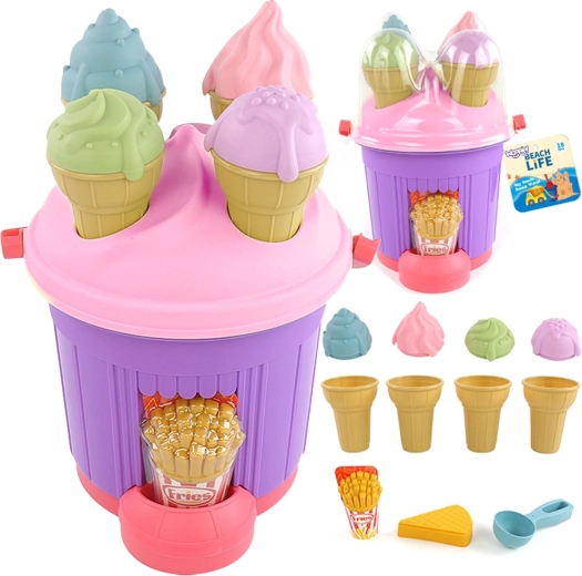 WOOPIE set de sable glacier avec seau et moules