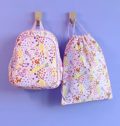 Sac de sport pour enfants A Little Lovely Company jardin fleuri
