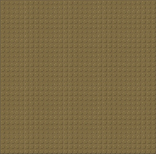 Plaque de construction marron foncé 25,5 x 25,5 cm