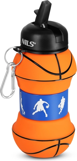 NILS Camp gourde en silicone pliable basketball 550 ml