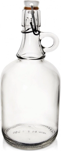 Bouteille en verre avec clip 500 ml