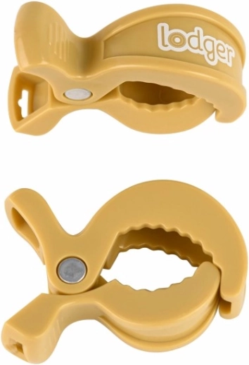LODGER Swaddle clip – clips pour couverture d’emmaillotage, 2 pcs, honey
