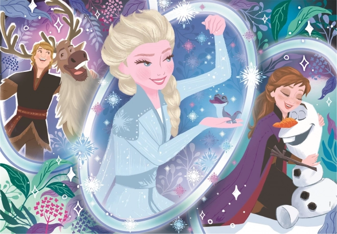 Puzzle La Reine des neiges 104 pièces