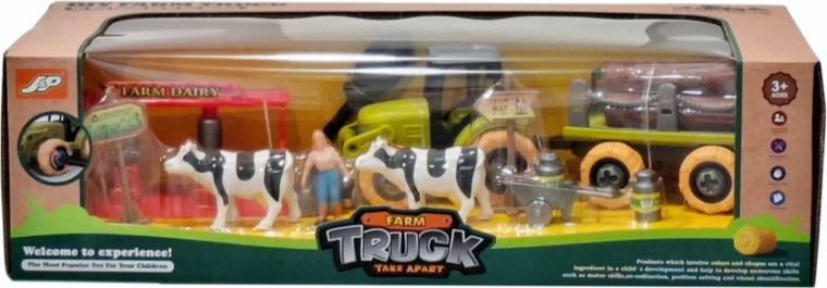 Ensemble de ferme avec tracteur et accessoires - 1 pièce