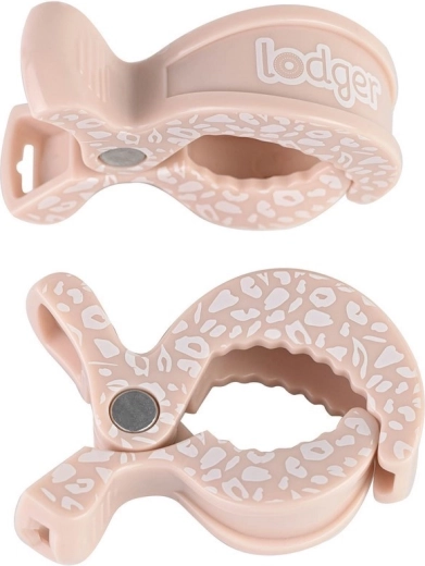 Lodger clip pour lange swaddle clip blush dot (2 pcs)