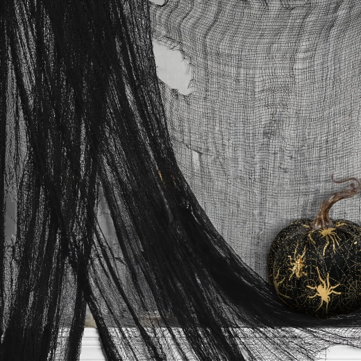 Suspension décorative textile noire d’Halloween 180 × 75 cm