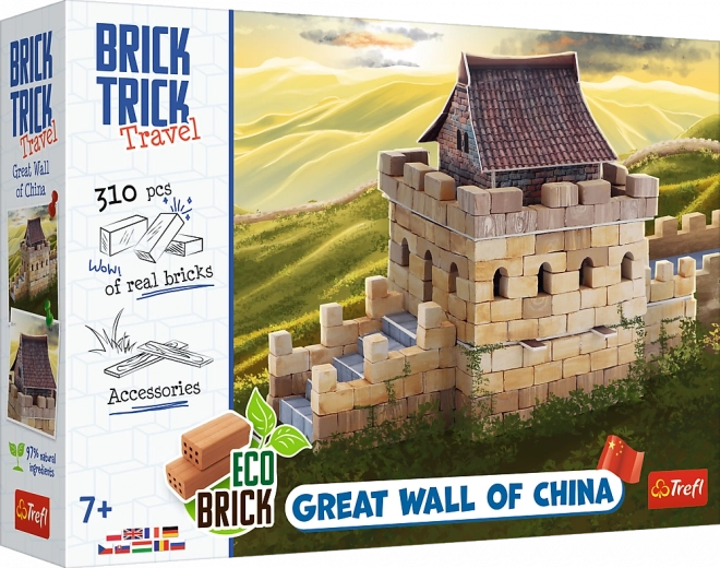 TREFL Brick Trick Travel – Grande Muraille de Chine, 310 pièces
