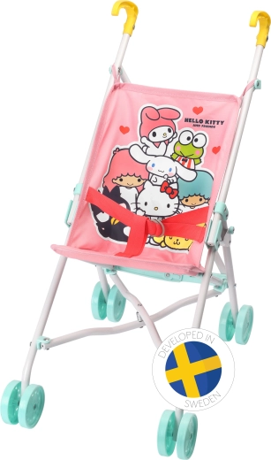 Poussette pour poupées Hello Kitty et ses amis