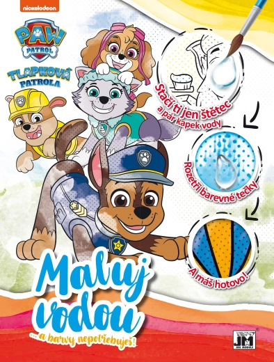 Livre de coloriage à l’eau A4 Paw Patrol