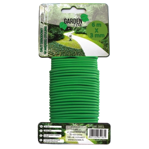 Fil d’attache de jardin 3 mm × 6 m, vert