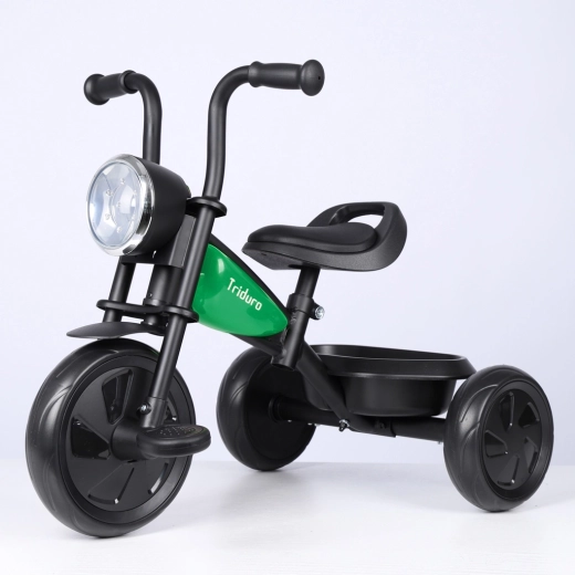 Qplay tricycle Triduro vert pour enfants 2–6 ans