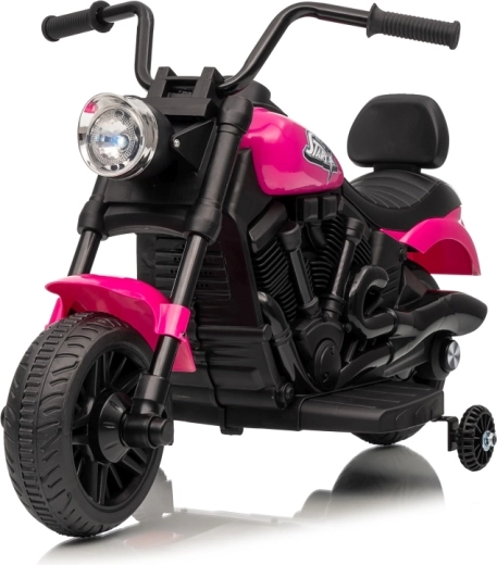 Moto électrique pour enfants STAR rose