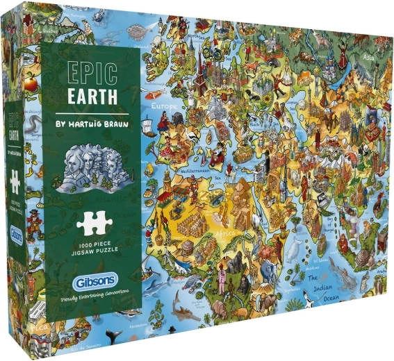 Puzzle Gibsons Terre épique 1000 pièces