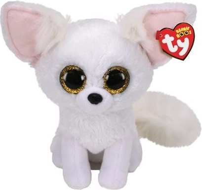 Mascotte renard polaire Phoenix 24 cm