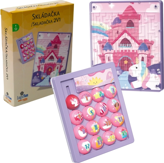 Casse-tête Huarong Road 4 rose