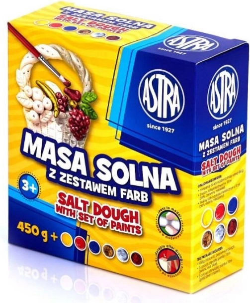 Astra pâte à modeler salée avec couleurs