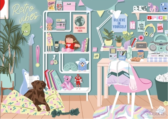 Puzzle Gibsons Vibes rétro 1000 pièces