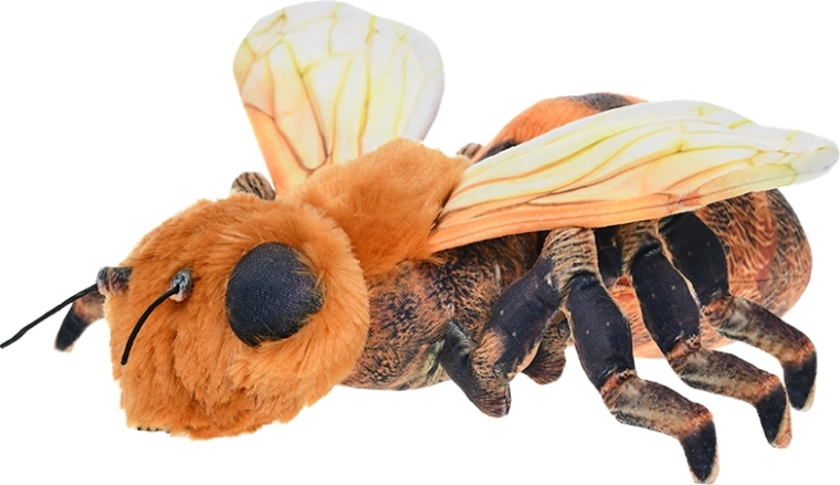 Abeille domestique en peluche 35 cm