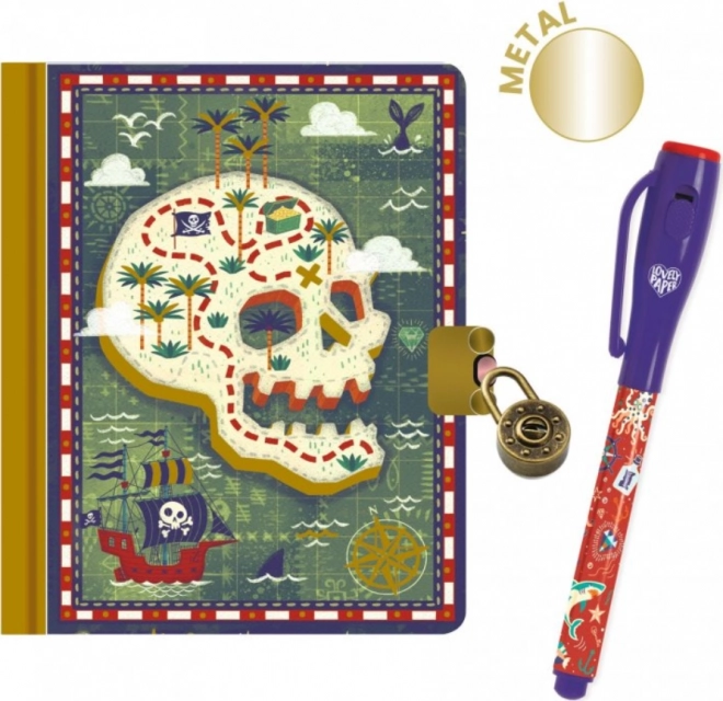 DJECO Journal secret avec stylo magique Steve