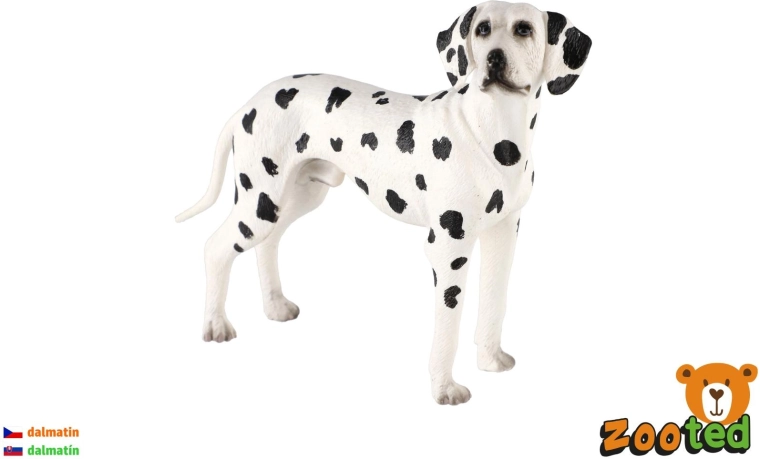 Dalmatien – figurine réaliste de chien en plastique 16 cm - 1 pièce