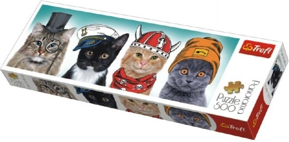 Puzzle panoramique TREFL - Équipe douce 500 pièces