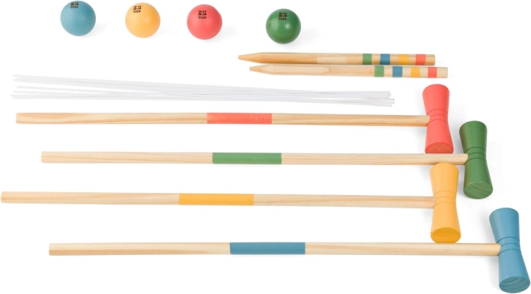 Croquet en bois pour enfants et famille