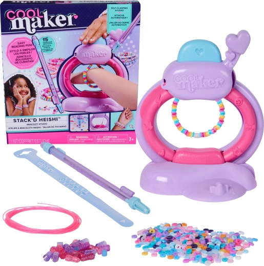 Kit Cool Maker pour fabriquer des bracelets d’amitié Stack'd Heishi